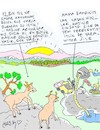 Cartoon: 12 thousand years old lake (small) by yasar kemal turan tagged 12,thousand,years,old,lake