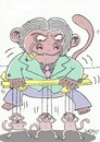 Cartoon: 1 person (small) by yasar kemal turan tagged person