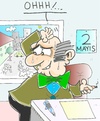 Cartoon: 2 May (small) by yasar kemal turan tagged may