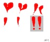 Cartoon: ! (small) by yasar kemal turan tagged love