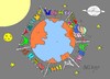 Cartoon: a lot of laundry (small) by yasar kemal turan tagged lot,of,laundry