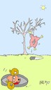 Cartoon: acrid (small) by yasar kemal turan tagged acrid