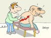 Cartoon: admiration (small) by yasar kemal turan tagged admiration,economy,crisis,indicator,rich,capital