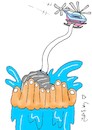 Cartoon: ah (small) by yasar kemal turan tagged ah