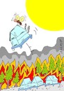 Cartoon: ah (small) by yasar kemal turan tagged ah