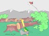 Cartoon: Akbelen (small) by yasar kemal turan tagged akbelen