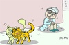Cartoon: alone (small) by yasar kemal turan tagged alone,love,cat,valentine,friend