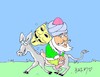 Cartoon: Anonymous Nasreddin Hodja (small) by yasar kemal turan tagged anonymous,nasreddin,hodja