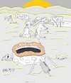 Cartoon: arid life (small) by yasar kemal turan tagged arid,life