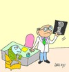 Cartoon: awn (small) by yasar kemal turan tagged awn,fish,patient