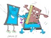 Cartoon: bad boys (small) by yasar kemal turan tagged bad,boys