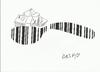 Cartoon: bar code (small) by yasar kemal turan tagged bar code