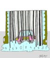 Cartoon: barcode (small) by yasar kemal turan tagged barcode