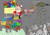 Cartoon: bloody christmas (small) by yasar kemal turan tagged bloody,christmas