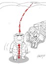 Cartoon: border (small) by yasar kemal turan tagged border