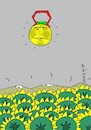 Cartoon: bosses  ambition (small) by yasar kemal turan tagged bosses,ambition