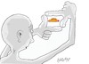 Cartoon: bread (small) by yasar kemal turan tagged bread