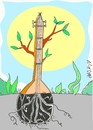 Cartoon: burn saz (small) by yasar kemal turan tagged love,saz