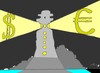 Cartoon: case of a lighthouse (small) by yasar kemal turan tagged case lighthouse euro dollar money corruption