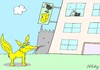 Cartoon: cheese factory (small) by yasar kemal turan tagged cheese factory fox crow love