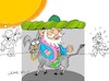 Cartoon: clever man (small) by yasar kemal turan tagged clever,man