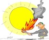 Cartoon: coldest july (small) by yasar kemal turan tagged coldest,july