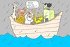 Cartoon: continue (small) by yasar kemal turan tagged continue fox crow cheese noah