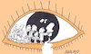 Cartoon: cry (small) by yasar kemal turan tagged cry