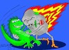 Cartoon: deadly dance (small) by yasar kemal turan tagged deadly,dance