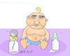 Cartoon: dependence (small) by yasar kemal turan tagged dependence