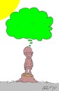 Cartoon: deserted (small) by yasar kemal turan tagged deserted