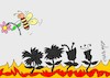 Cartoon: despair (small) by yasar kemal turan tagged despair