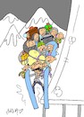 Cartoon: difficult lives (small) by yasar kemal turan tagged difficult,lives