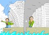 Cartoon: difficult lives (small) by yasar kemal turan tagged difficult,lives