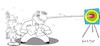 Cartoon: direct hit (small) by yasar kemal turan tagged direct,hit