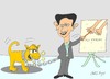 Cartoon: dog and assad (small) by yasar kemal turan tagged ali ferzat attack cartoon dog assad