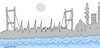 Cartoon: earthquake in istanbul (small) by yasar kemal turan tagged earthquake,in,istanbul