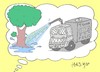 Cartoon: eco-friendly panzer (small) by yasar kemal turan tagged eco,friendly,panzer