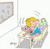 Cartoon: pedagogy-education in Turkey (small) by yasar kemal turan tagged education,in,turkey