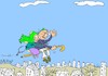 Cartoon: escape (small) by yasar kemal turan tagged escape