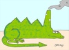 Cartoon: factory (small) by yasar kemal turan tagged factory,monster,economy