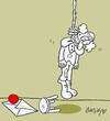 Cartoon: farewell (small) by yasar kemal turan tagged farewell