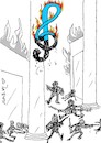 Cartoon: fascism is rising (small) by yasar kemal turan tagged fascism,is,rising