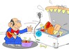 Cartoon: feast of sacrifice (small) by yasar kemal turan tagged feast,of,sacrifice