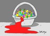 Cartoon: Feast terrorism (small) by yasar kemal turan tagged feast,of,terrorism