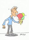 Cartoon: feel (small) by yasar kemal turan tagged feel