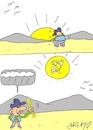 Cartoon: foton (small) by yasar kemal turan tagged foton