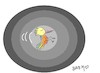 Cartoon: full target (small) by yasar kemal turan tagged full,target