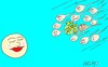 Cartoon: gift (small) by yasar kemal turan tagged gift,sperm,egg,love