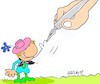 Cartoon: goodbye master (small) by yasar kemal turan tagged goodbye,master